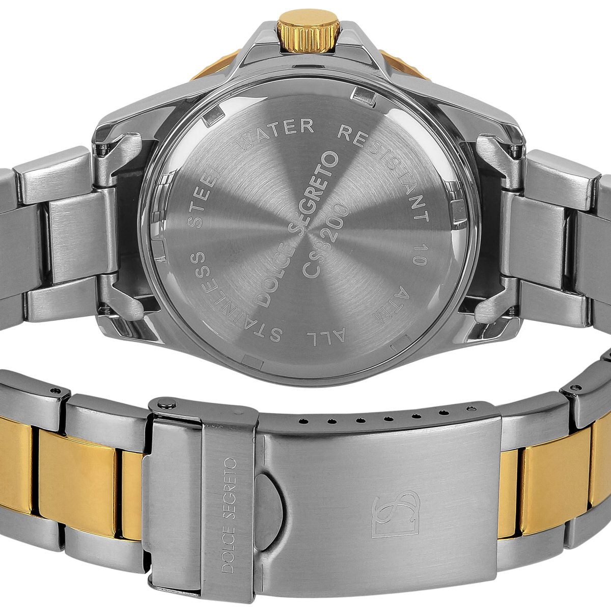 ドルチェセグレート 腕時計 メンズ シルバー/ゴールド CSB200BU DOLCE SEGRETO 【並行輸入品】