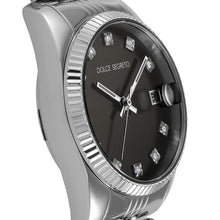 画像をギャラリービューアに読み込む, ドルチェセグレート 腕時計 メンズ シルバー DJ200BK DOLCE SEGRETO 【並行輸入品】