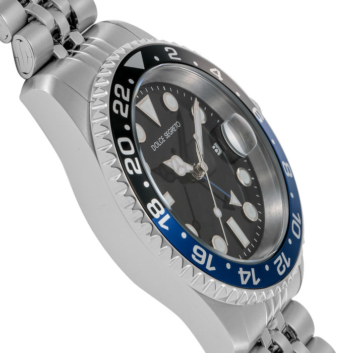 ドルチェセグレート 腕時計 メンズ シルバー GMT400BUBK DOLCE SEGRETO 【並行輸入品】