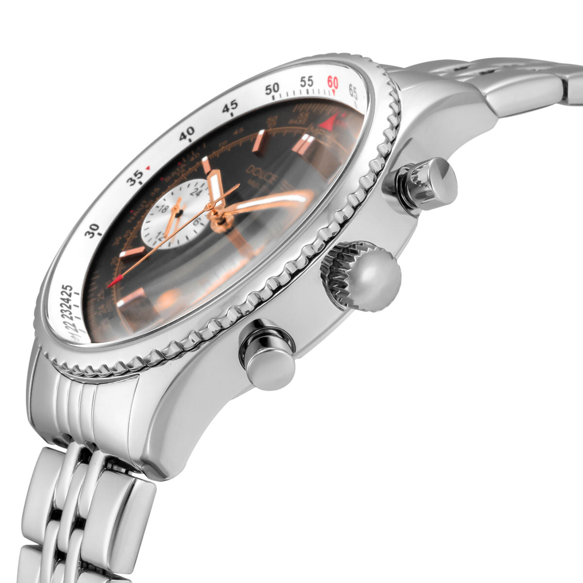 ドルチェセグレート 腕時計 メンズ シルバー MBR100BKS DOLCE SEGRETO 【並行輸入品】