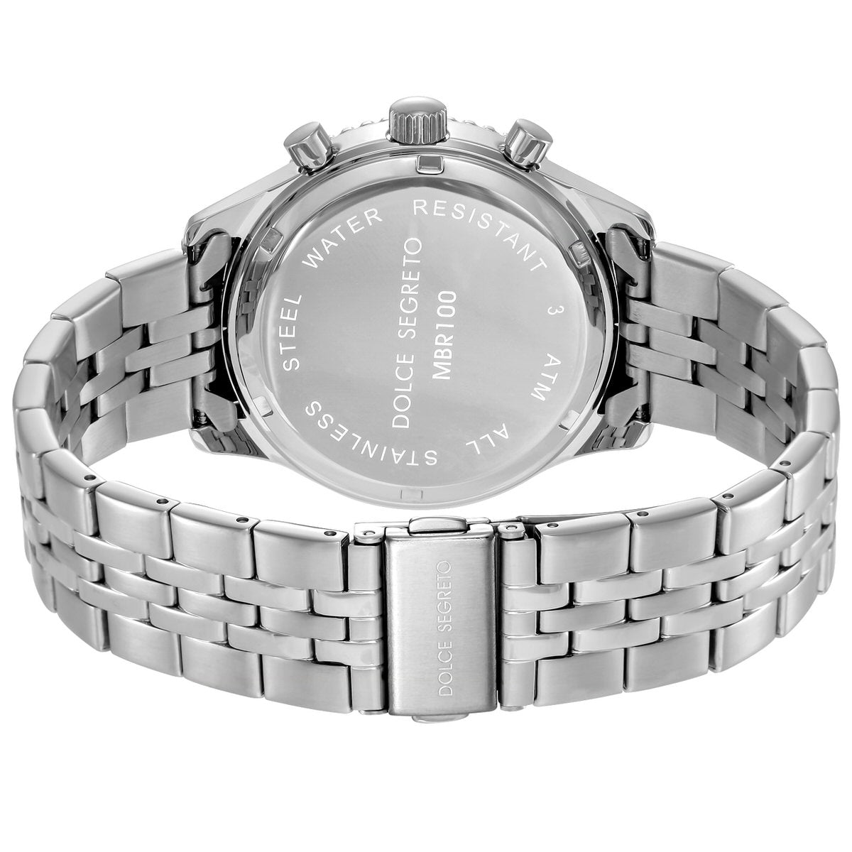 ドルチェセグレート 腕時計 メンズ シルバー MBR100BKS DOLCE SEGRETO 【並行輸入品】