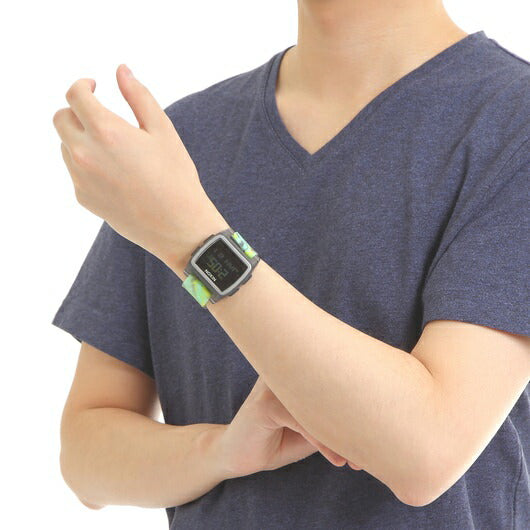 【5年間物損保証】ニクソン 腕時計 メンズ グリーンジュエリーフィッシュ Base Tide NIXON NA11043177-00 【国内正規品】