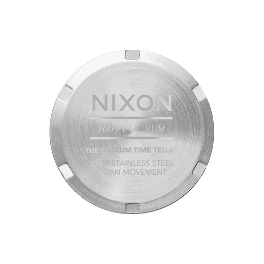 【5年間物損保証】ニクソン 腕時計 レディース シルバー Medium Time Teller NIXON NA11301920-00 【国内正規品】