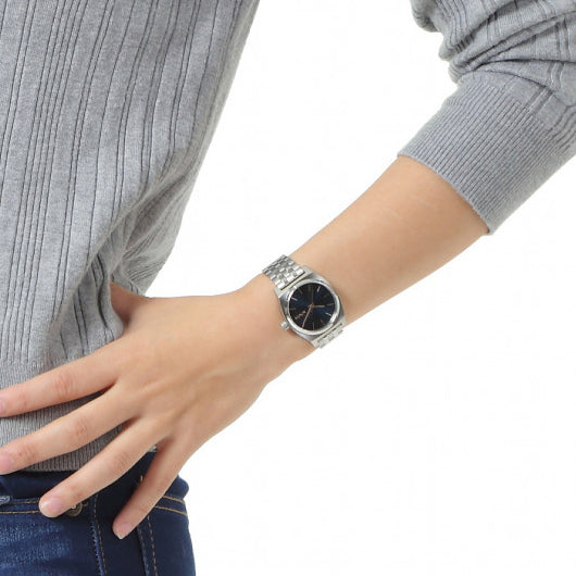 【5年間物損保証】ニクソン 腕時計 レディース シルバー Medium Time Teller NIXON NA11302195-00 【国内正規品】