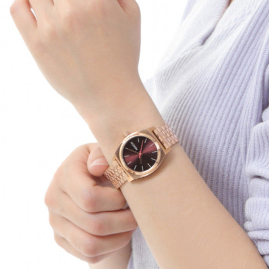 【5年間物損保証】ニクソン 腕時計 レディース ローズゴールド Medium Time Teller NIXON NA11302617-00 【国内正規品】