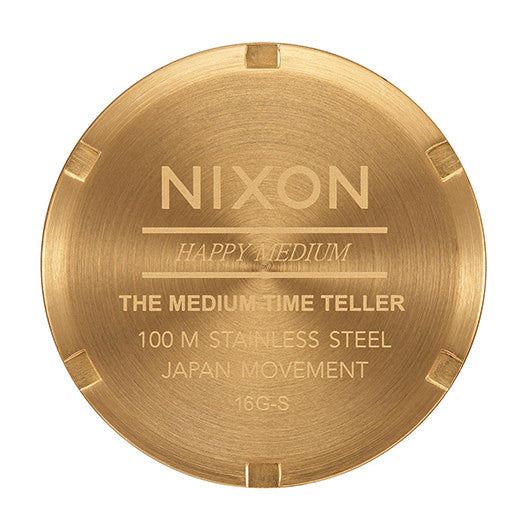 【5年間物損保証】ニクソン 腕時計 レディース ゴールド Medium Time Teller NIXON NA11302810-00 【国内正規品】