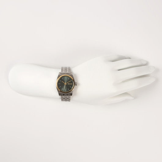 【5年間物損保証】ニクソン 腕時計 レディース シルバー Medium Time Teller NIXON NA11302877-00 【国内正規品】