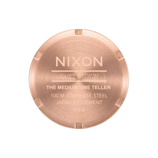 【5年間物損保証】ニクソン 腕時計 レディース ローズゴールド Medium Time Teller NIXON NA11303000-00 【国内正規品】