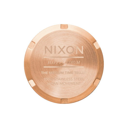 【5年間物損保証】ニクソン 腕時計 レディース ローズゴールド Medium Time Teller NIXON NA1130897-00 【国内正規品】