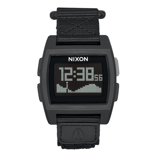 【5年間物損保証】ニクソン 腕時計 メンズ ブラック Base Tide Nylon NIXON NA1169001-00 【国内正規品】