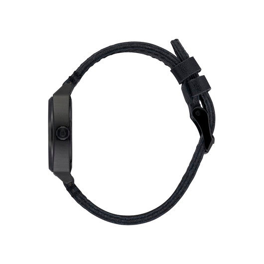 【5年間物損保証】ニクソン 腕時計 レディース ブラック Medium Time Teller Leather NIXON NA1172001-00 【国内正規品】