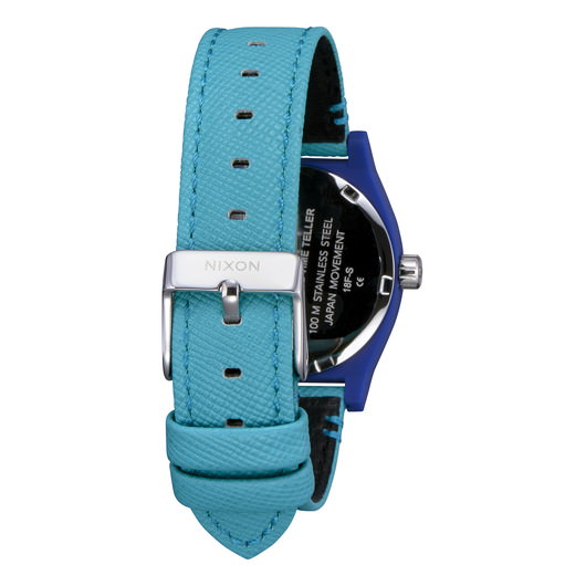 【5年間物損保証】ニクソン 腕時計 レディース ターコイズ Medium Time Teller Leather NIXON NA11723153-00 【国内正規品】