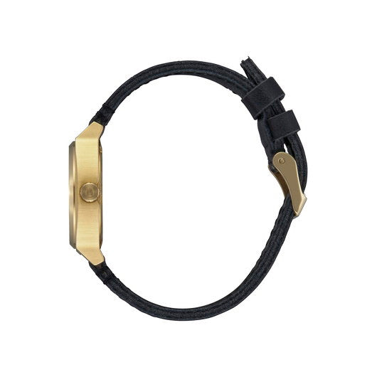 【5年間物損保証】ニクソン 腕時計 レディース ブラック Medium Time Teller Leather NIXON NA1172513-00 【国内正規品】