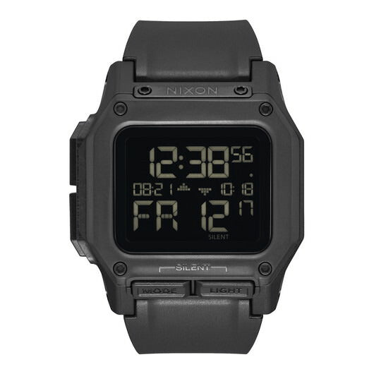 【5年間物損保証】ニクソン 腕時計 メンズ ブラック Regulus NIXON NA1180001-00 【国内正規品】