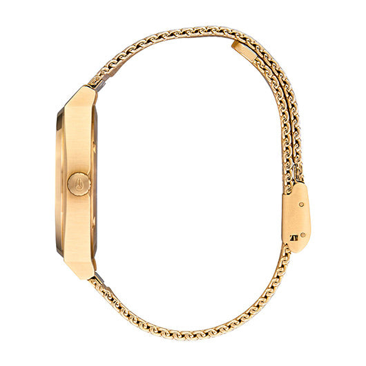 【5年間物損保証】ニクソン 腕時計 レディース ゴールド Time Teller Milanese NIXON NA1187502-00 【国内正規品】