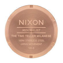画像をギャラリービューアに読み込む, 【5年間物損保証】ニクソン 腕時計 レディース ローズゴールド Time Teller Milanese NIXON NA1187897-00 【国内正規品】