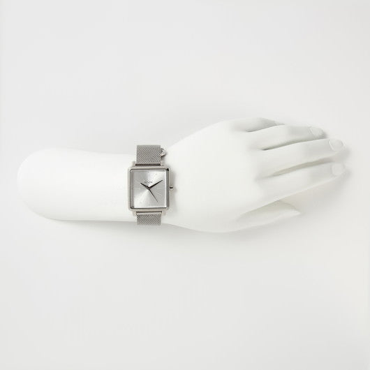 【5年間物損保証】ニクソン 腕時計 レディース シルバー K Squared Milanese NIXON NA12061920-00 【国内正規品】