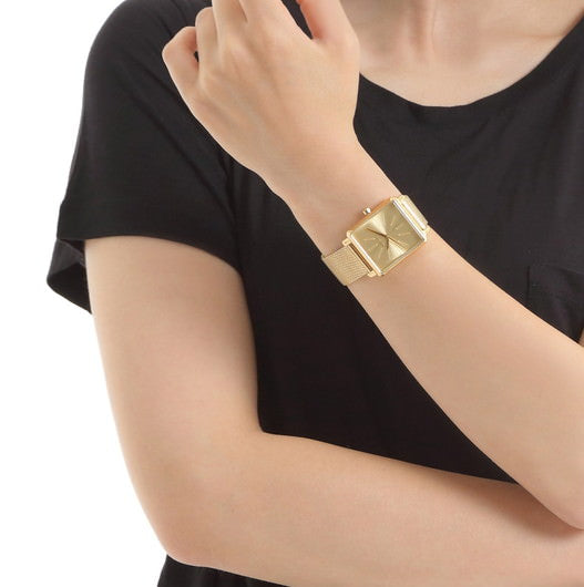 【5年間物損保証】ニクソン 腕時計 レディース ゴールド K Squared Milanese NIXON NA1206502-00 【国内正規品】