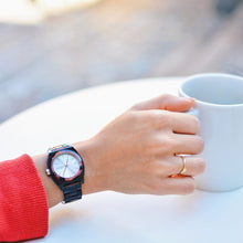 画像をギャラリービューアに読み込む, 【5年間物損保証】ニクソン 腕時計 レディース レッドブラウン Medium Time Teller Acetate NIXON NA1214200-00 【国内正規品】