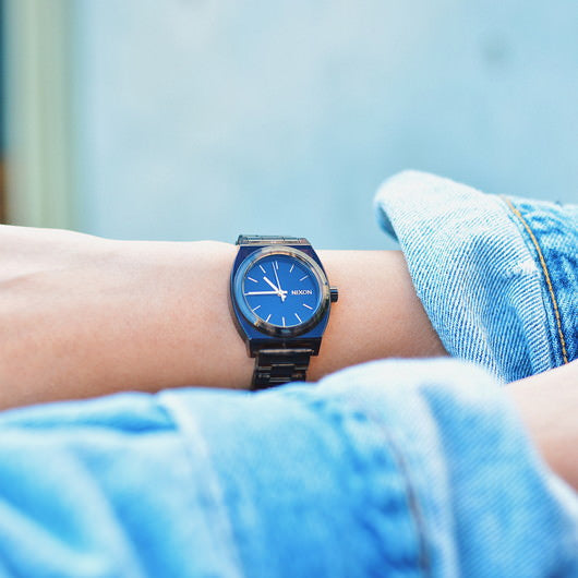 【5年間物損保証】ニクソン 腕時計 レディース ブラウン Medium Time Teller Acetate NIXON NA1214400-00 【国内正規品】