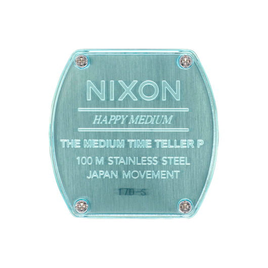 【5年間物損保証】ニクソン 腕時計 レディース ターコイズ Medium Time Teller P NIXON NA1215309-00 【国内正規品】