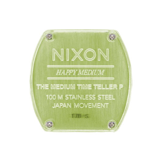 【5年間物損保証】ニクソン 腕時計 レディース ライム Medium Time Teller P NIXON NA1215536-00 【国内正規品】