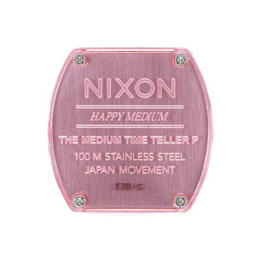 【5年間物損保証】ニクソン 腕時計 レディース コーラルピンク Medium Time Teller P NIXON NA1215685-00 【国内正規品】