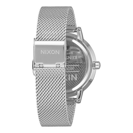 【5年間物損保証】ニクソン 腕時計 レディース シルバー Kensington Milanese NIXON NA12291920-00 【国内正規品】