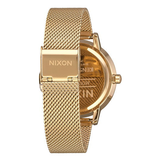 【5年間物損保証】ニクソン 腕時計 レディース ゴールド Kensington Milanese NIXON NA1229502-00 【国内正規品】