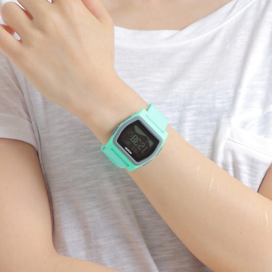【5年間物損保証】ニクソン 腕時計 レディース ターコイズ Rival NIXON NA1236309-00 【国内正規品】
