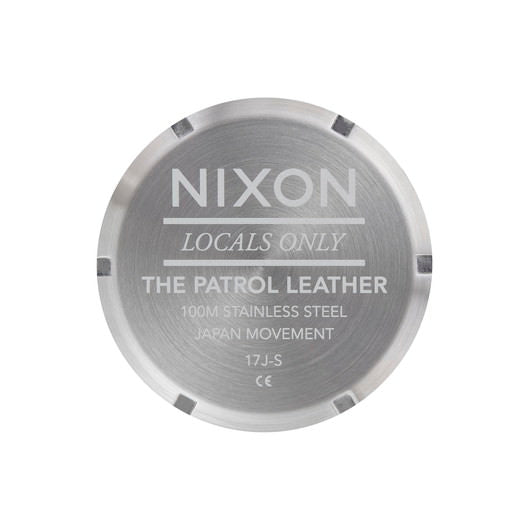 【5年間物損保証】ニクソン 腕時計 メンズ ブラウン Patrol Leather NIXON NA12432186-00 【国内正規品】