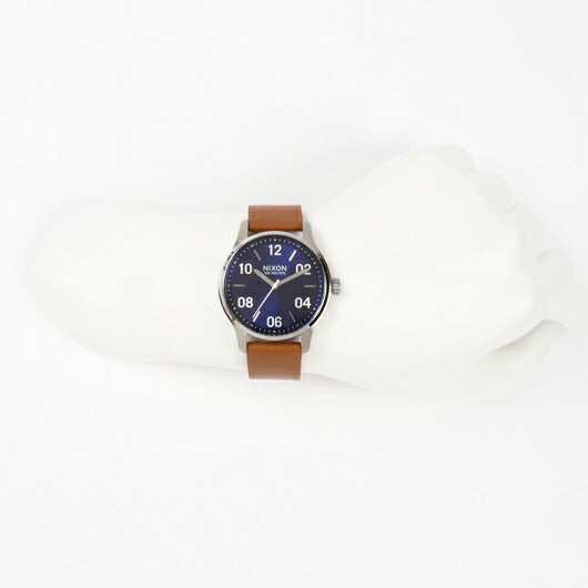 【5年間物損保証】ニクソン 腕時計 メンズ ブラウン Patrol Leather NIXON NA12432186-00 【国内正規品】