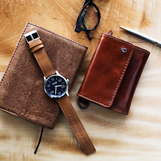 【5年間物損保証】ニクソン 腕時計 メンズ ブラウン Patrol Leather NIXON NA12432186-00 【国内正規品】