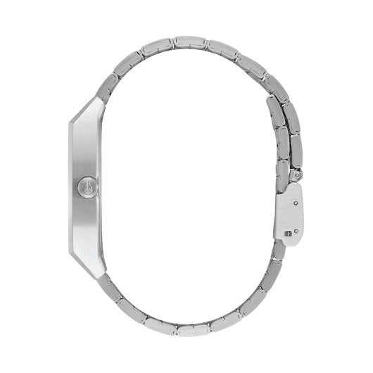 【5年間物損保証】ニクソン 腕時計 メンズ シルバー Time Tracker NIXON NA1245000-00 【国内正規品】