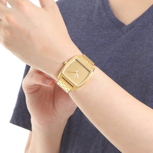 【5年間物損保証】ニクソン 腕時計 メンズ ゴールド Time Tracker NIXON NA1245502-00 【国内正規品】