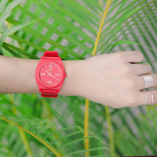 【5年間物損保証】ニクソン 腕時計 メンズ レッド Time Teller P Corp NIXON NA12483008-00 【国内正規品】