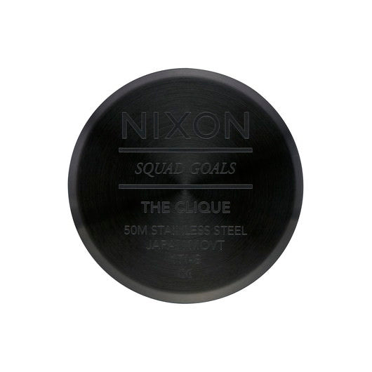 【5年間物損保証】ニクソン 腕時計 レディース ブラック Clique NIXON NA1249001-00 【国内正規品】