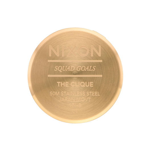 【5年間物損保証】ニクソン 腕時計 レディース ゴールド Clique NIXON NA12492879-00 【国内正規品】