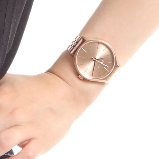 【5年間物損保証】ニクソン 腕時計 レディース ローズゴールド Clique NIXON NA1249897-00 【国内正規品】