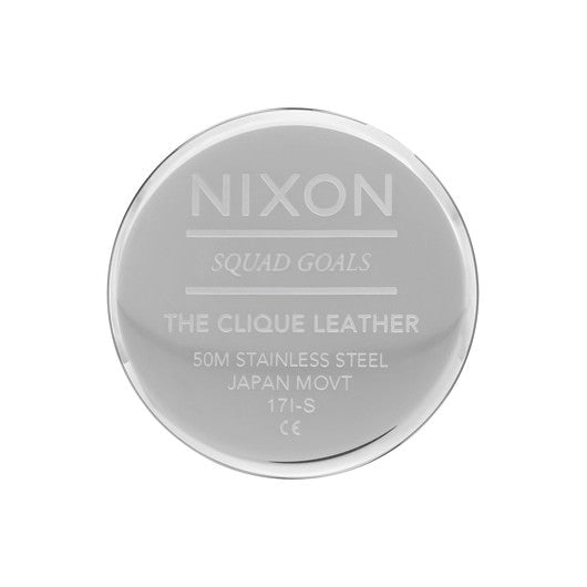 【5年間物損保証】ニクソン 腕時計 レディース ブラウン Clique Leather NIXON NA12501113-00 【国内正規品】