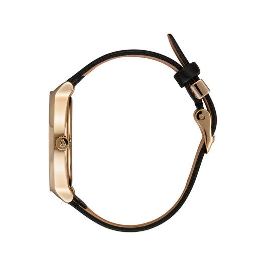 【5年間物損保証】ニクソン 腕時計 レディース ブラック Clique Leather NIXON NA12501964-00 【国内正規品】