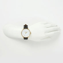 画像をギャラリービューアに読み込む, 【5年間物損保証】ニクソン 腕時計 レディース ブラック Clique Leather NIXON NA12501964-00 【国内正規品】