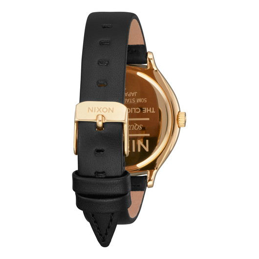 【5年間物損保証】ニクソン 腕時計 レディース ブラック Clique Leather NIXON NA1250510-00 【国内正規品】