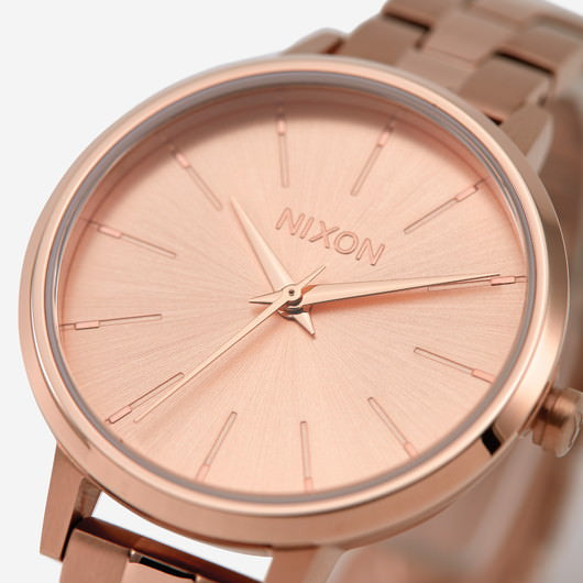 【5年間物損保証】ニクソン 腕時計 レディース ロズゴールド Medium Kensington NIXON NA1260897-00 【国内正規品】