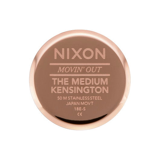 【5年間物損保証】ニクソン 腕時計 レディース グレー Medium Kensington Leather NIXON NA12612239-00 【国内正規品】