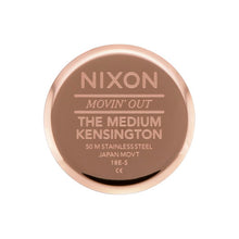 画像をギャラリービューアに読み込む, 【5年間物損保証】ニクソン 腕時計 レディース グレー Medium Kensington Leather NIXON NA12612239-00 【国内正規品】