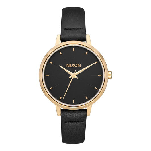 【5年間物損保証】ニクソン 腕時計 レディース ブラック Medium Kensington Leather NIXON NA1261513-00 【国内正規品】