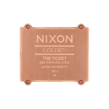 画像をギャラリービューアに読み込む, 【5年間物損保証】ニクソン 腕時計 メンズ ローズゴールド Ticket II NIXON NA1262897-00 【国内正規品】