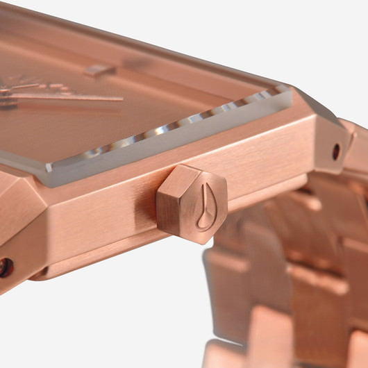 【5年間物損保証】ニクソン 腕時計 メンズ ローズゴールド Ticket II NIXON NA1262897-00 【国内正規品】