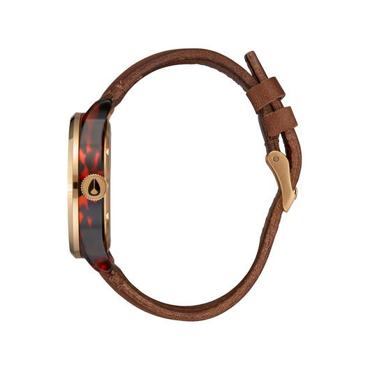 【5年間物損保証】ニクソン 腕時計 メンズ ブラウン Sentry Luxe NIXON NA12633167-00 【国内正規品】